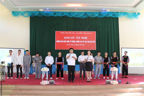 Hưởng ứng tháng hành động phòng, chống ma túy tại Trung tâm Giáo dục Lao động tỉnh