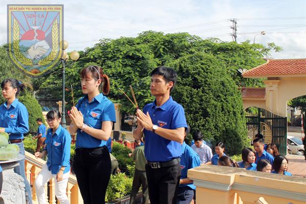Chi đoàn Cơ sở Điều trị nghiện ma tuý tỉnh Sơn La tham gia các hoạt động Kỷ nhiệm 70 năm ngày Thương binh Liệt sỹ (27/7/1947 – 27/7/2017)