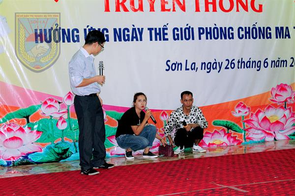 Hưởng ứng ngày thế giới phòng, chống ma túy 26/6 tại Cơ sở Điều trị nghiện ma túy tỉnh Sơn La năm 2018
