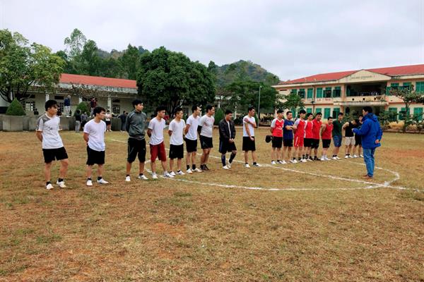 Cơ sở Điều trị nghiện ma túy tỉnh tổ chức giải thể thao nhân dịp tết Dương lịch 2019 cho học viên