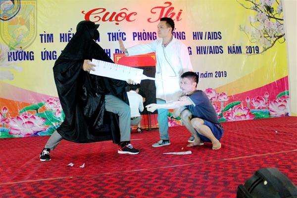 Cơ sở Điều trị nghiện tổ chức cuộc thi tìm hiểu về công tác phòng, chống HIV/AIDS cho học viên năm 2019