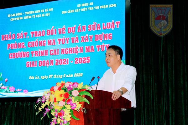 Đoàn khảo sát, trao đổi về dự án sửa luật Phòng, chống ma túy và xây dựng Chương trình cai nghiện ma túy giai đoạn 2021-2025 tại Sơn La