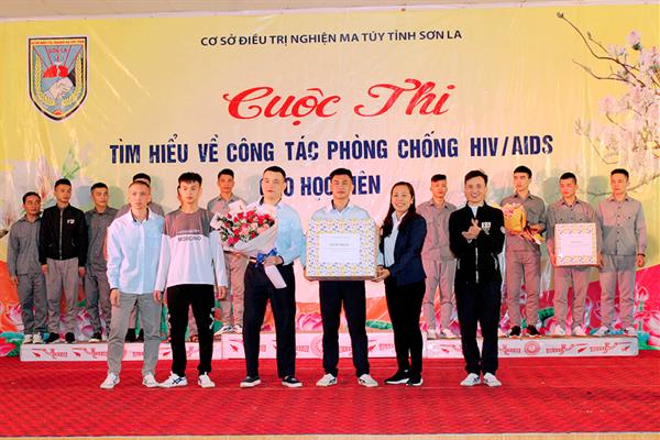 Cuộc thi tìm hiểu về công tác phòng, chống HIV/AIDS cho học viên tại Cơ sở Điều trị nghiện ma túy tỉnh