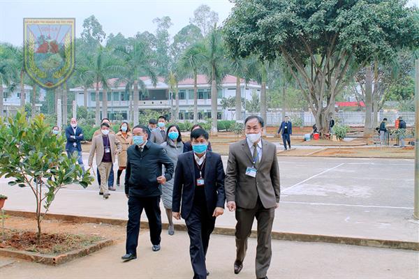 Đồng chí Nguyễn Tuấn Anh – Giám đốc Sở Lao động – Thương binh và Xã hội thăm và làm việc Cơ sở Điều trị nghiện ma túy tỉnh