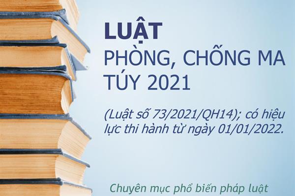 Luật phòng, chống ma túy 2021
