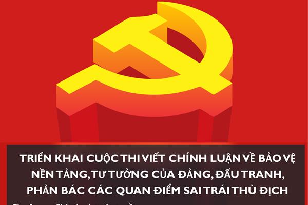 Triển khai cuộc thi viết chính luận về bảo vệ nền tảng, tư tưởng của Đảng, đấu tranh, phản bác các quan điểm sai trái thù địch