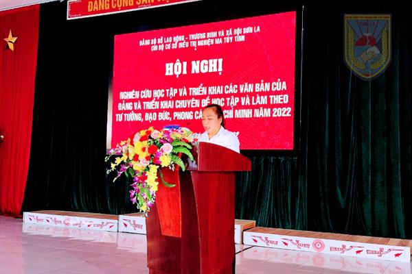 Hội nghị nghiên cứu, học tập và triển khai các văn bản của Đảng và triển khai chuyên đề “ học tập và làm theo tư tưởng, đạo đức, phong cách Hồ Chí Minh” năm 2022