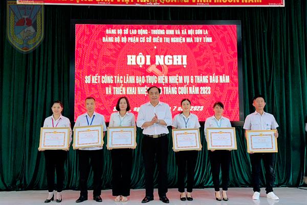 Đảng bộ bộ phận Cơ sở Điều trị nghiện ma túy tỉnh tổ chức Hội nghị sơ kết công tác lãnh đạo thực hiện nhiệm vụ 6 tháng đầu năm và triển khai nhiệm vụ 6 tháng cuối năm 2023