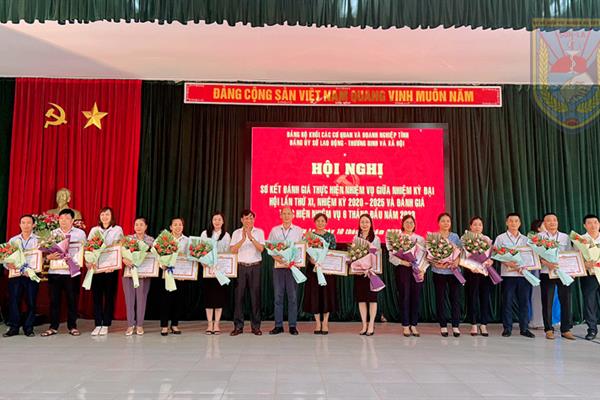 Đảng ủy Sở Lao động – Thương binh và Xã hội sơ kết giữa nhiệm kỳ Đại hội (NK 2020 – 2025); đánh giá nhiệm vụ 6 tháng đầu năm 2023, giới thiệu cuốn sách của Tổng bí thư Nguyễn Phú Trọng và quán triệt triển khai văn bản cấp trên