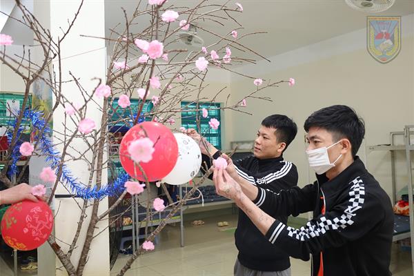 (Hình ảnh, Video) Công tác chuẩn bị tết cho học viên đang cai nghiện tại Cơ sở Điều trị nghiện ma túy tỉnh