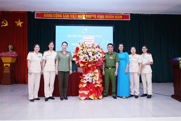 Hội Phụ nữ cơ sở Phòng PC04 tổ chức Đại hội lần thứ I, nhiệm kỳ 2025 – 2030